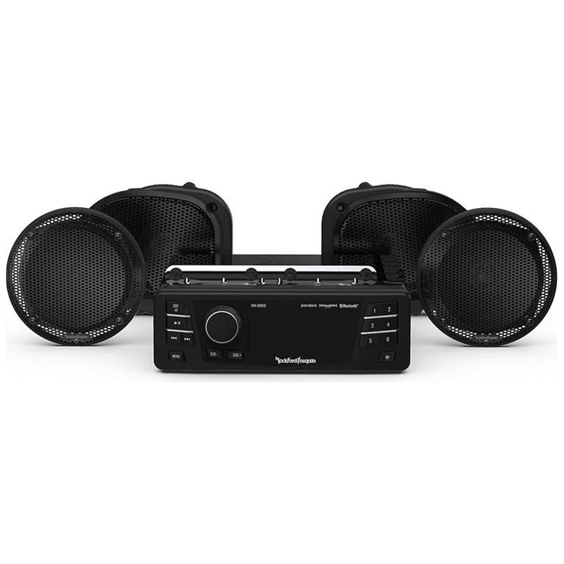 Rockford Fosgate Harley Davidson 6.5" Fairing & 5.25" TourPak Speakers w/ Radio