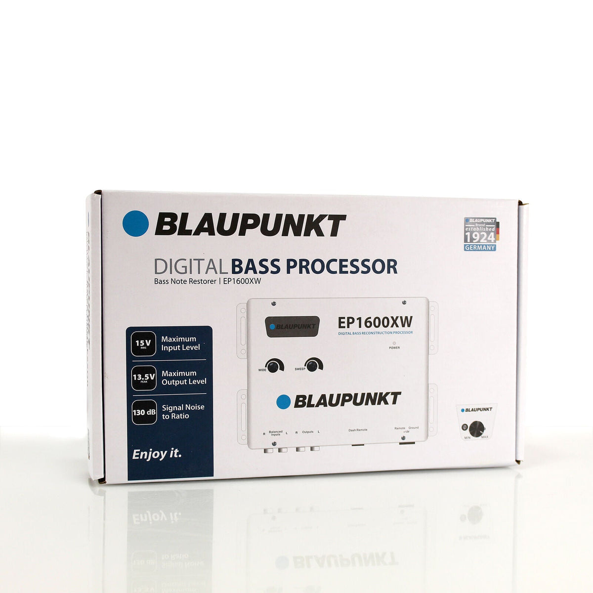 Blaupunkt Digital Bass Processor Car Audio White w/ Remote Control EP1