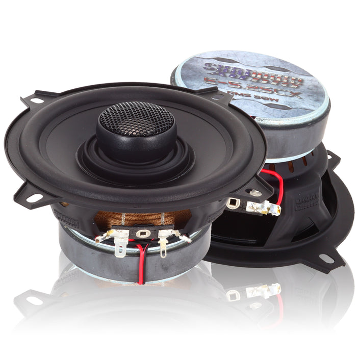 Sundown Car Audio E-Series 5.25" 100W Peak 4 Ohm 2-Way Coaxial Speakers E-5.25CX