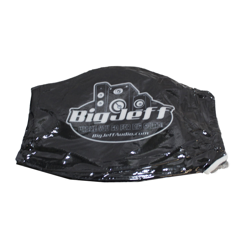 Black Big Jeff Breathable Lightweight Polyester One size fits all Facemask