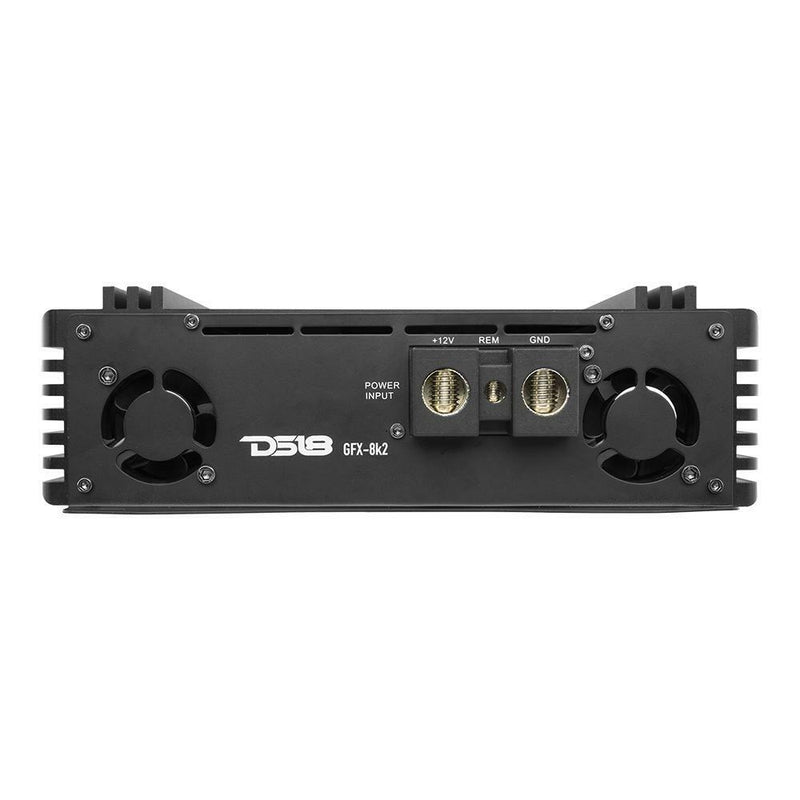 DS18 GFX Series Monoblock 8000 Watts 2 Ohm Class D Full Range Amplifier GFX-8K2