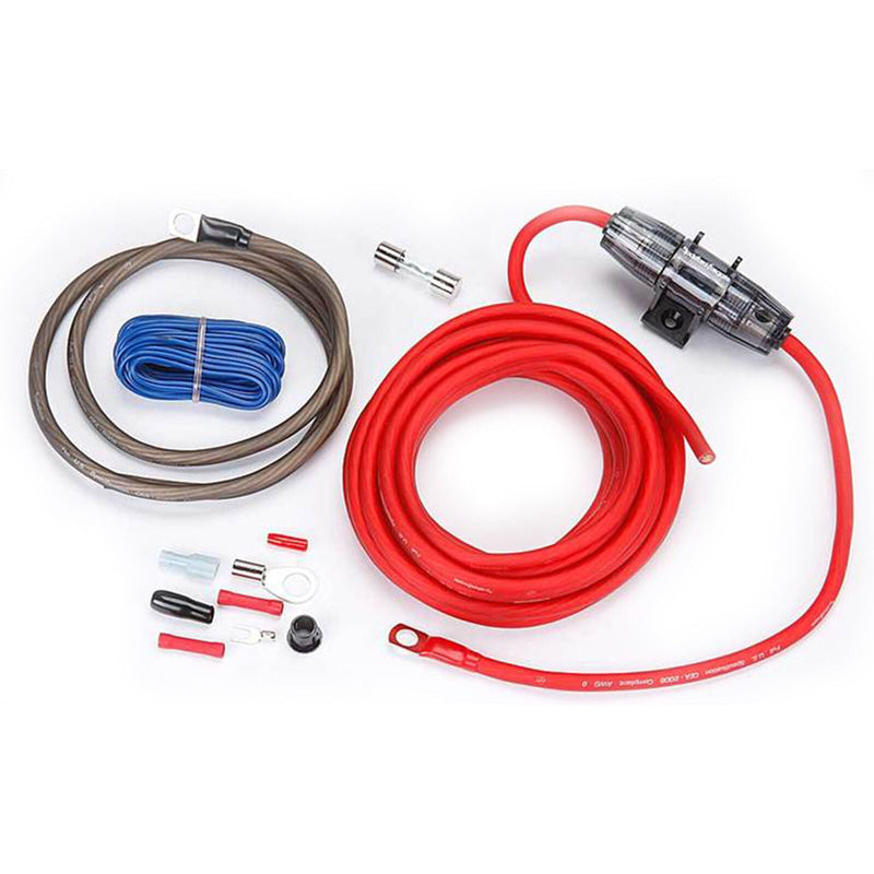 Rockford Fosgate 8 AWG Power Installation Kit 100% PC Oxygen Free Copper RFK8