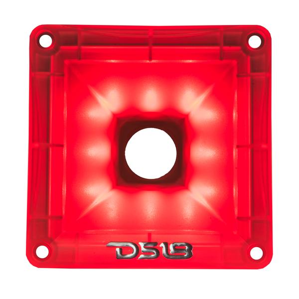 Transparent Plastic Twist Horn RGB LED Lighting Screw On DS18