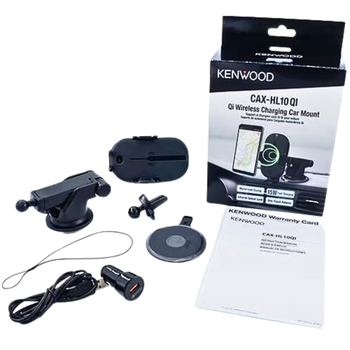 Kenwood CAX-HL10Qi motorized wireless Qi charging phone mount