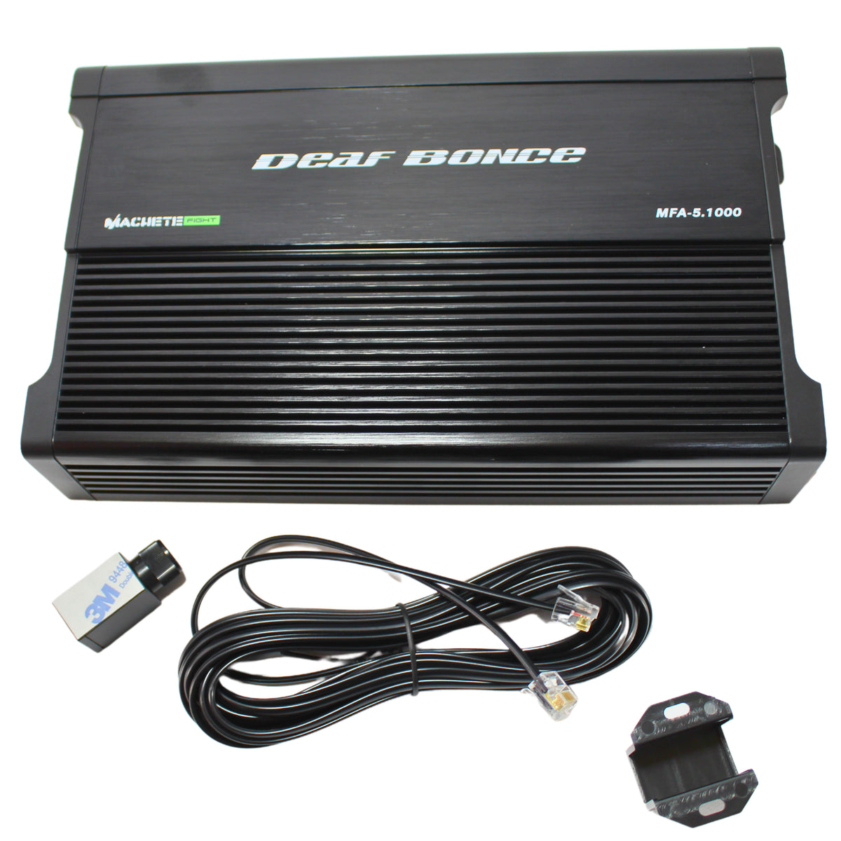 Deaf Bonce 980 Watts RMS 2-Ohm 5-Channel Class-D Machete Amplifier Ful ...