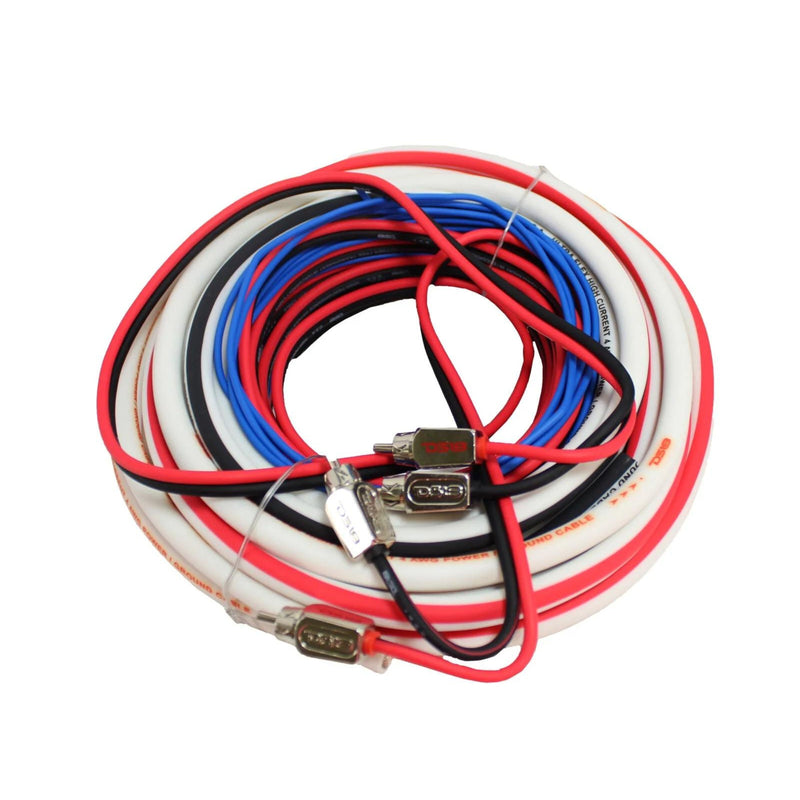 DS18 Hydro 4 GA Marine Grade Tin Copper Installation Kit for Amplifier/ MOFCKIT4