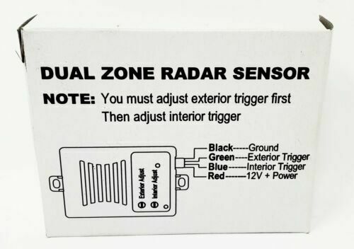 Motion Sensor For Car Alarm Proximity Sensor Motorcycle convertible top MS-2 - Big Jeff Online Inc