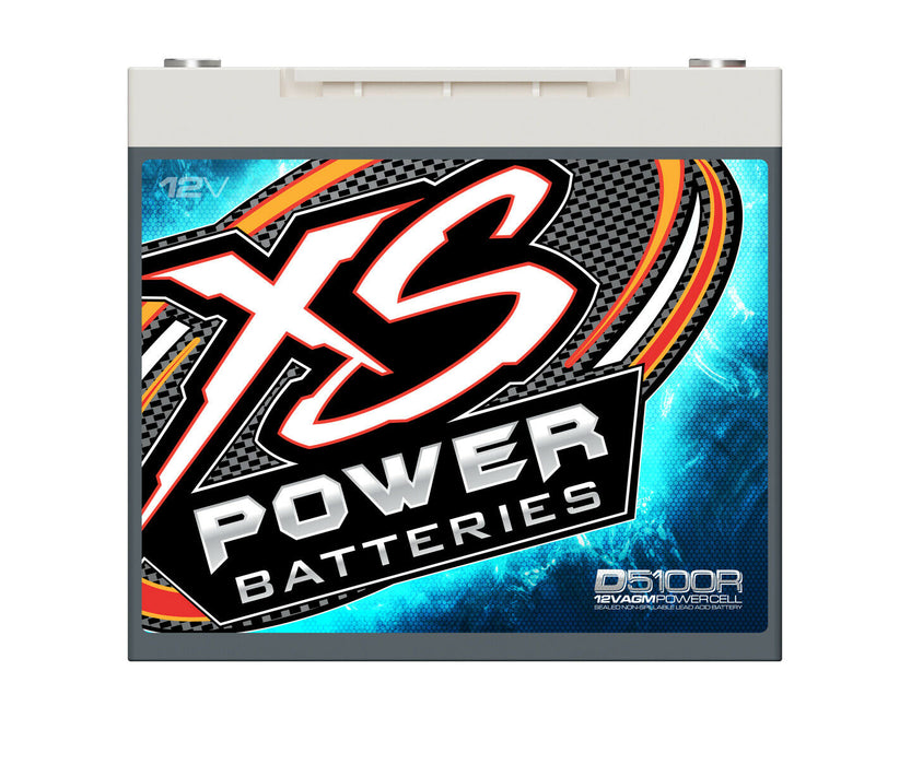 XS Power 12V 3100 Max Amps 66 Ah Reverse Polarity AGM Battery D5100R