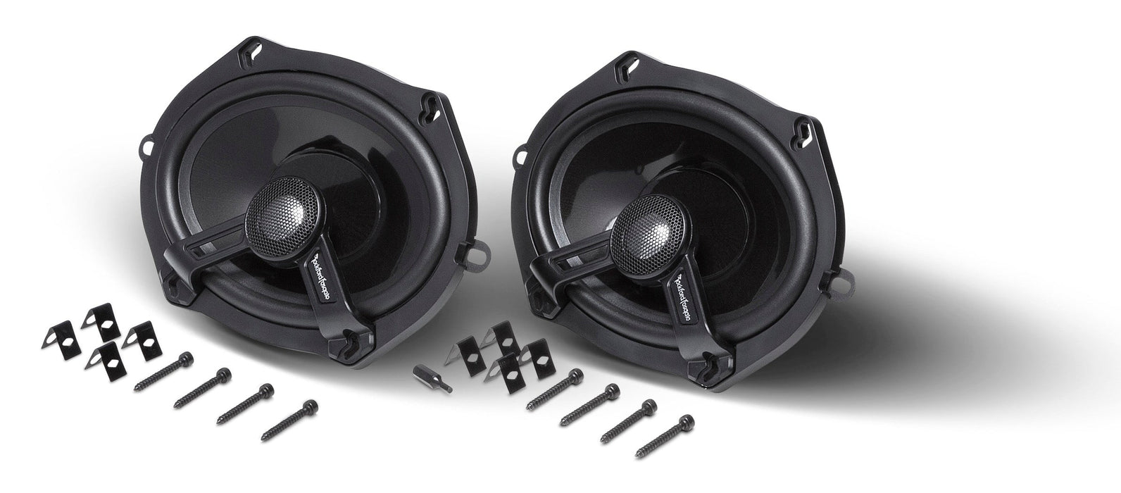 Pair of Rockford Fosgate 5"x7" 280W 4 Ohm 2-Way Full-Range Coax Speakers T1572