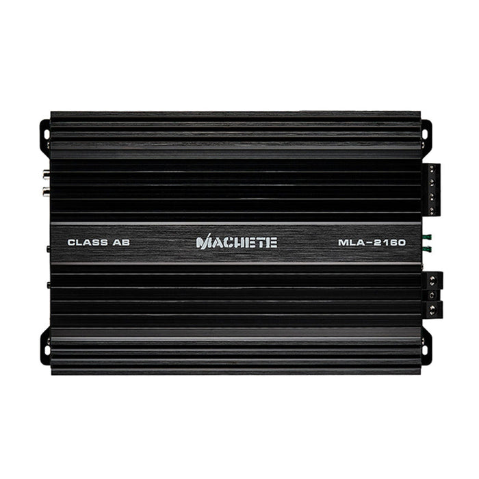 Deaf Bonce Amplifier 400 Watt Class AB 2 Channel Machete Car Audio Black