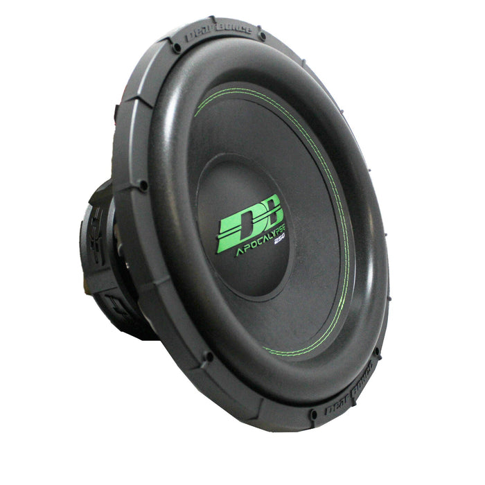 Deaf Bonce 15" 2000W 1 Ohm Subwoofer + Car Audio Bass Package Amplifier