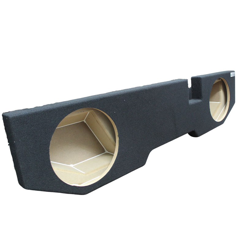 King Boxes 12" Dual Upfire Sealed Speaker Box for '02-'18 Ram Quad Cab ADG2-12