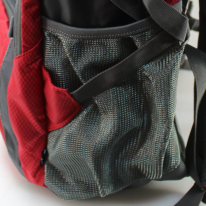 Official Big Jeff Audio Red/Gray Laptop 20" Commuter Backpack with Logo