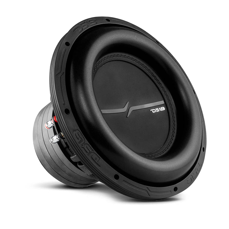 DS18 Bass Package - 2x 12 Subwoofers 4000W 4 Ohm /w Mono Amplifier & Wire Kit
