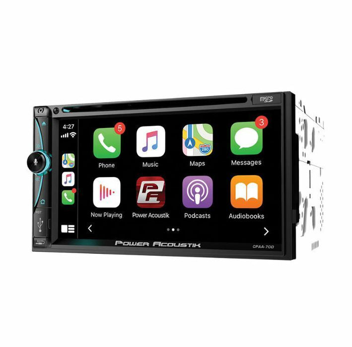 7" Bluetooth Radio AM/FM MP3 USB Apple Car Play Double Din LCD Touch Screen