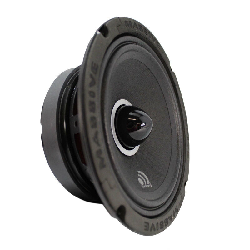 Massive Audio Pro 6.5" 200W RMS Mid-Range Speaker 8-Ohm Bullet / M6XL