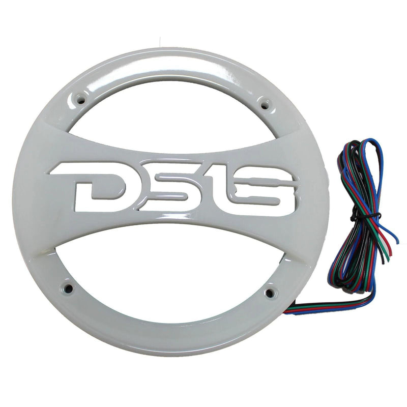 DS18 PRO 6.5" Universal Transparent RGB ABS Grill with UV Coating PRO-GRILL6LGO