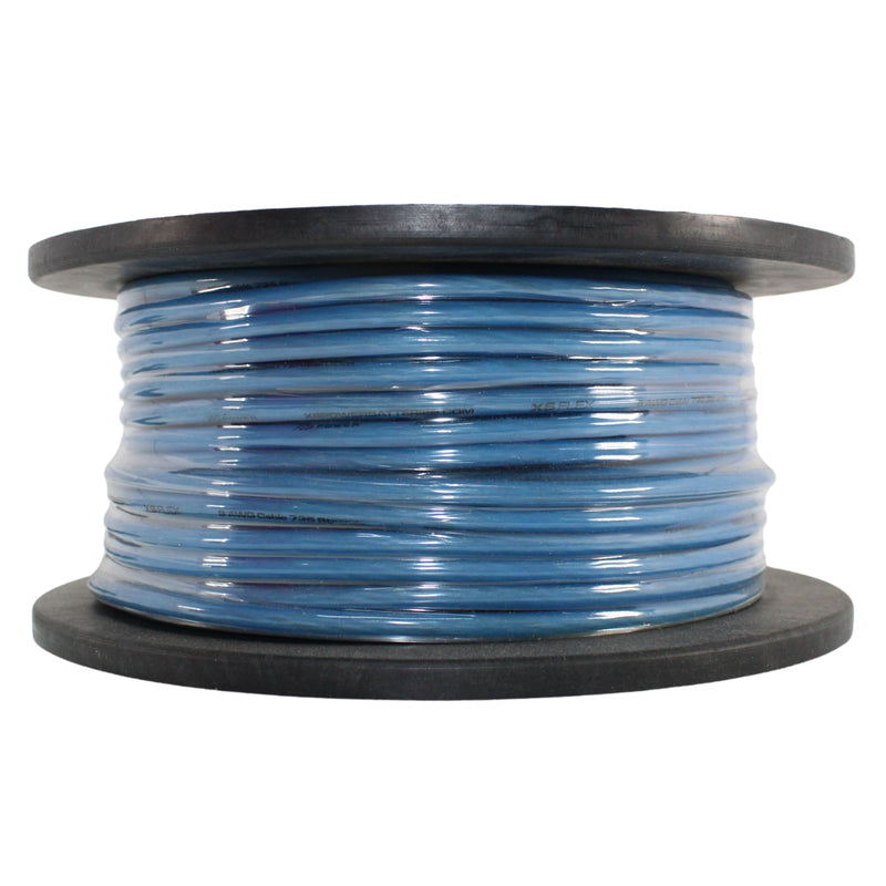 XS Power 8 AWG 100% OFC XS Flex Power/Ground Wire Blue Lot Cut By The Foot