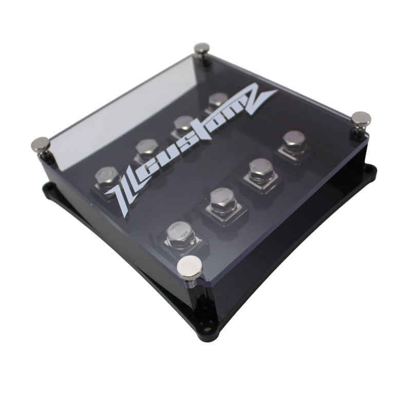 ILL Customz Lug Style Multi ANL Fuse Holder Distribution Blocks (4 / 6 / 8)