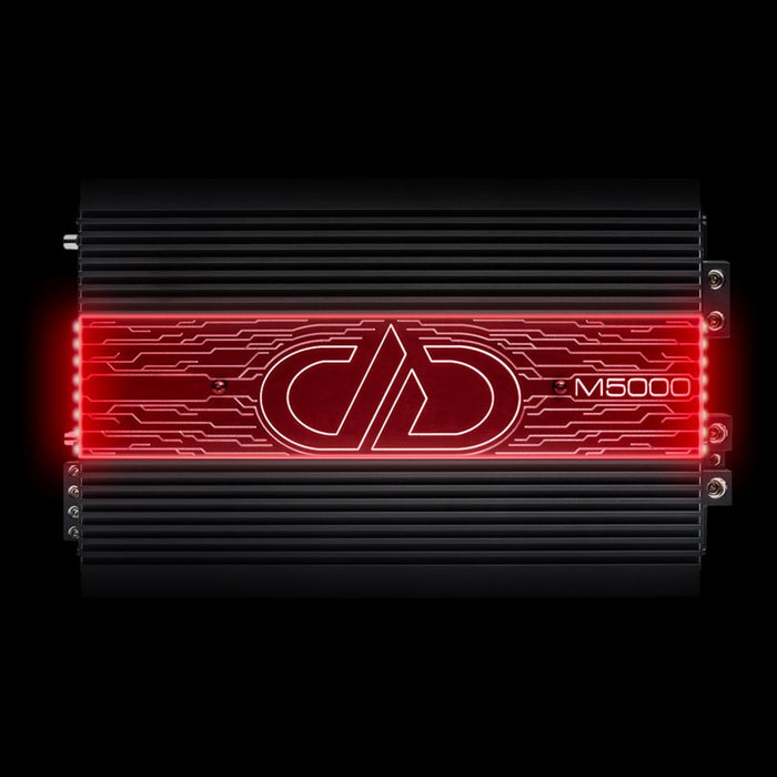 DD Audio Customizable LED Vanity Plate Kit for M2500, M5000, & M8000 Amplifiers