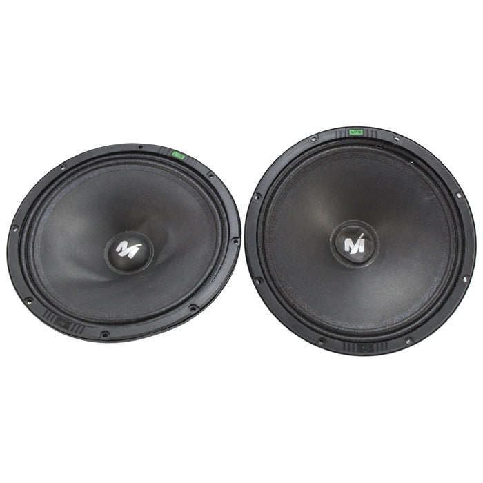 Deaf Bonce Machete Pair of 8" 4 ohm 200 Watts max Mid Range Speakers OPEN BOX