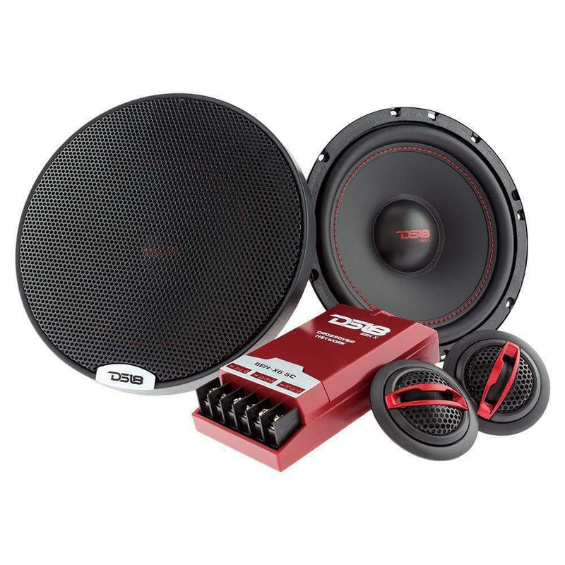 DS18 GEN-X6.5C 6.5" 150 Watt 4 Ohm 2-Way Component Speaker System