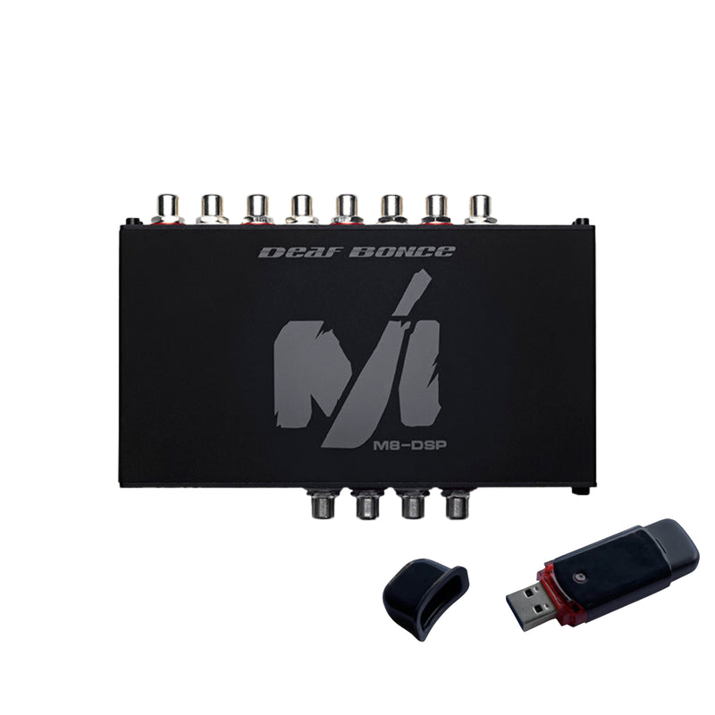 Deaf Bonce Machete Digital Signal Processor Black w/BT USB Adapter Combo M8-DSP