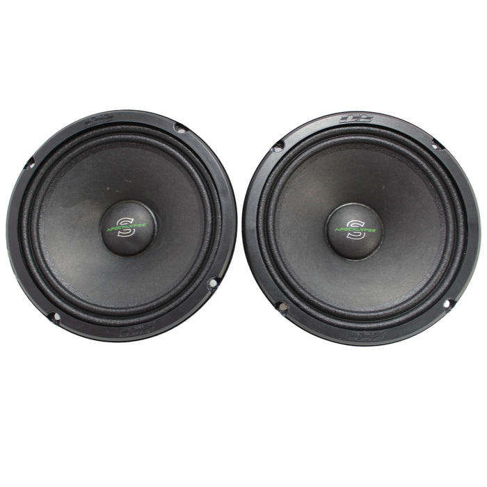 Pair of Deaf Bonce Apocalypse 6.5" Midrange Speakers 600W 4 Ohm Black OPEN BOX
