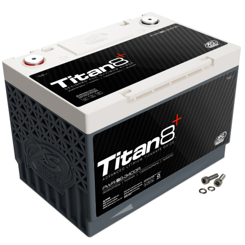 XS Power 14V BCI Group 34R, 6000W Lithium Titanate Battery PWR-S6-3400R