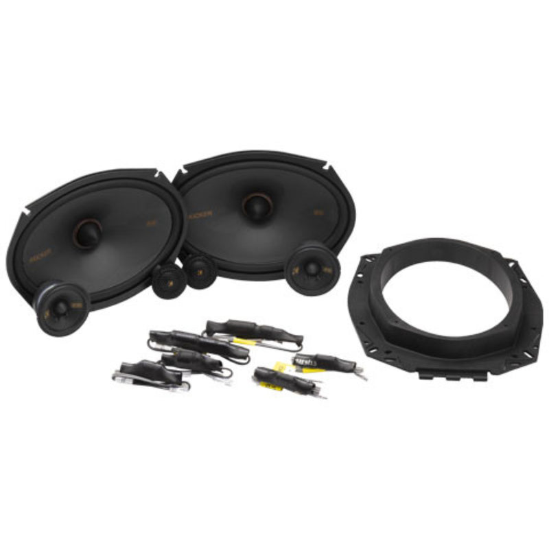 Kicker KS Series 6"x9" 4 Ohm 200 Watts Component Speaker System 51KSS369