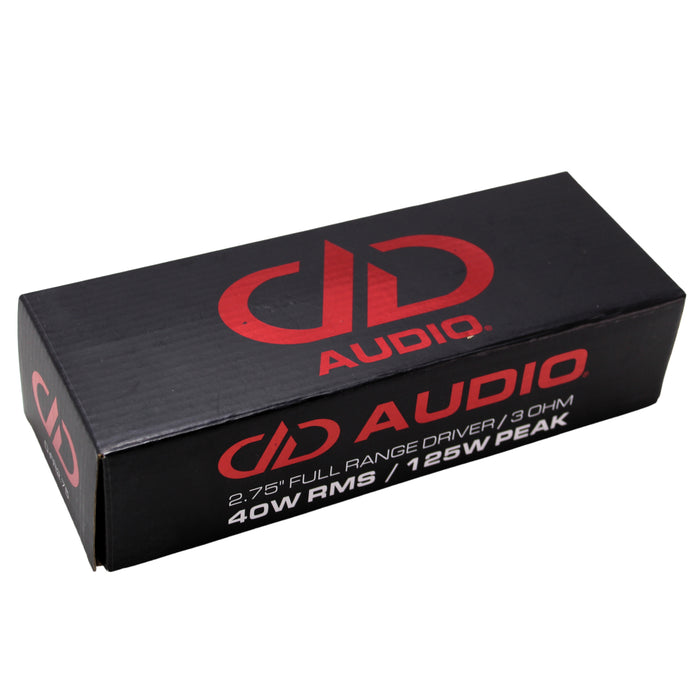 DD Audio 2.75 Inch 3 Ohm 125W Peak/40W RMS Full Range Speaker D-FR2.75