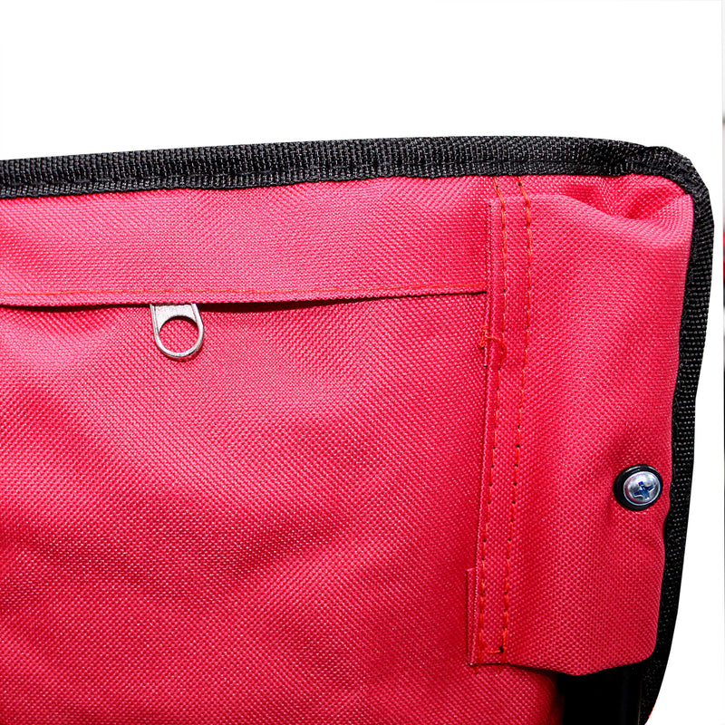 Official Big Jeff Audio Quick Big Foldable Chair with Cupholder Carrying Bag Red