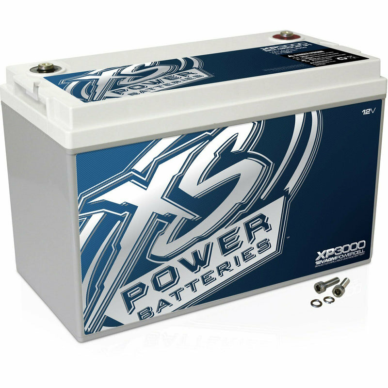 XS Power 12 Volt BCI Group 31 120 Amp Hours AGM Secondary Battery XP3000