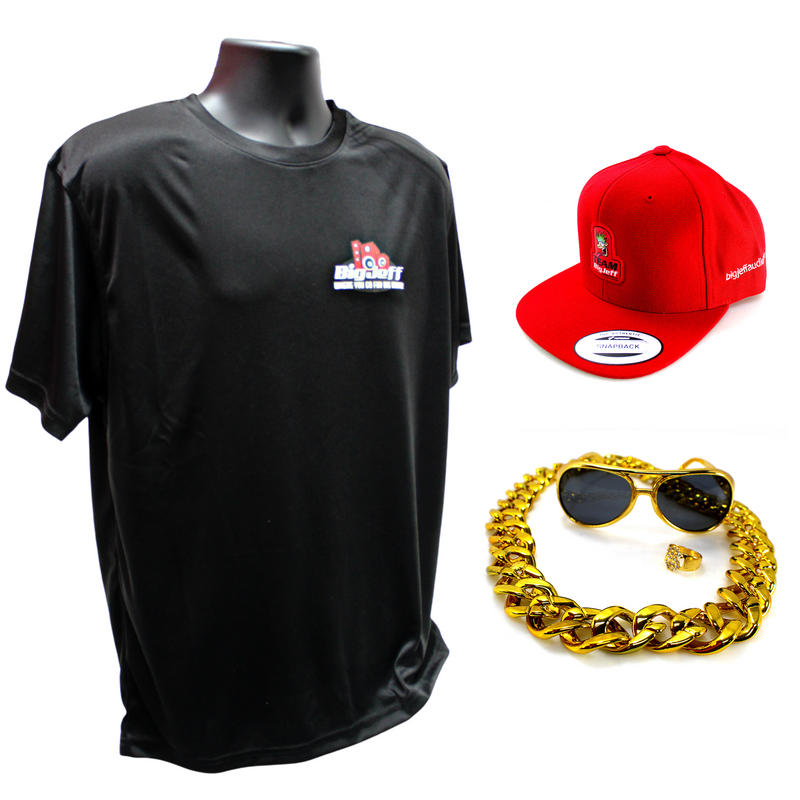 Official Big Jeff Audio Mr. Hair Tricks Haterpack with Shirt and Hat