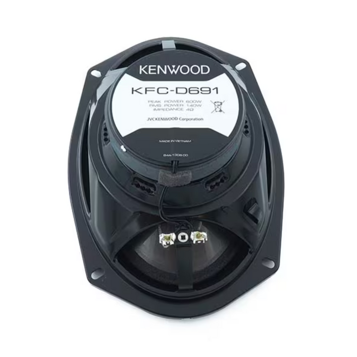 Kenwood 6x9 inch 4-Way 600W Performance Series Car Audio Speakers KFC-D691