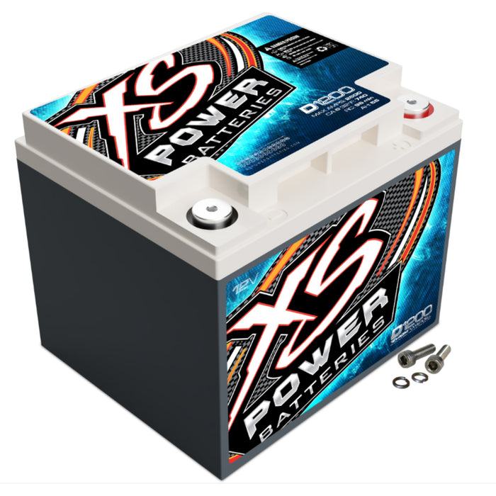 XS Power 12V Compact D Series Starting Battery AGM 55 Amp Hours D1200