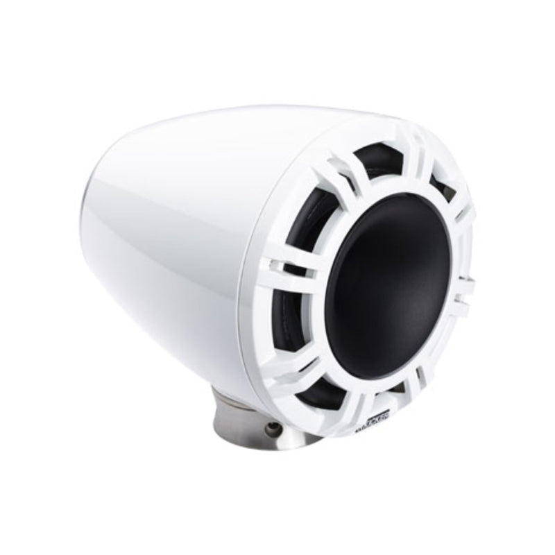 Kicker Pair of White 9" 600W HLCD Marine Wake Tower Speakers 47KMFC9W