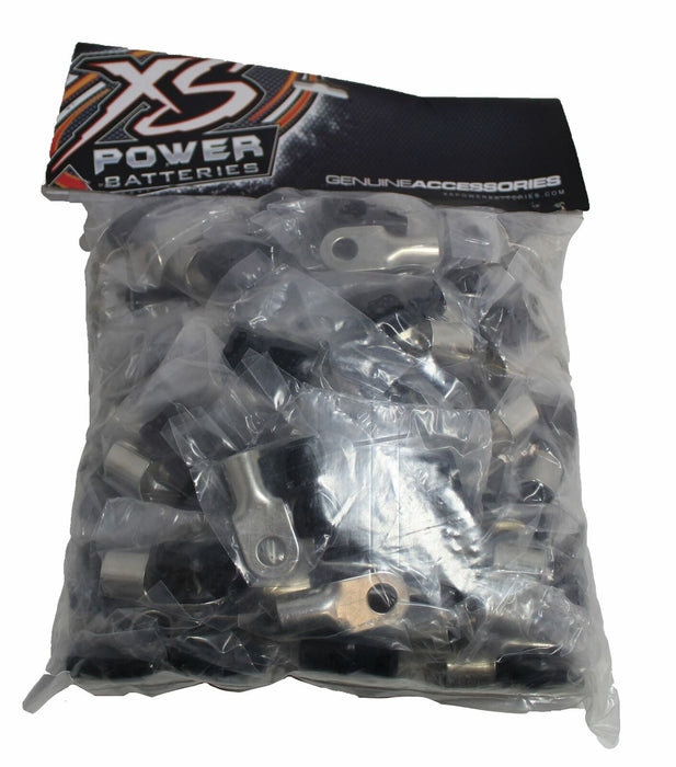 XS Power 5pk, Black 0 AWG 8.5MM Ring Terminals Nickel Plated XS-RT0S-BK