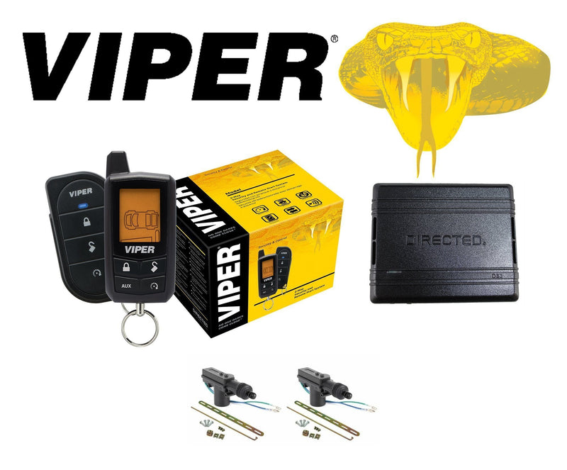 Viper 2-Way Security and Remote Start + DB3 Override Module + 2 DoorLocks 5305V