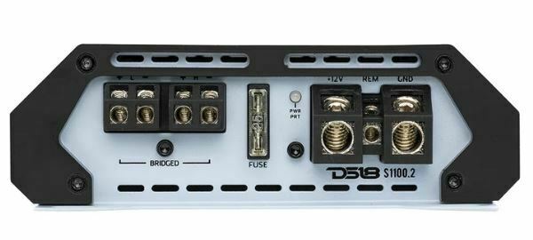 DS18 Select Silver 1100 Watt 2 Channel Full Range Class AB Amplifier S1100.2