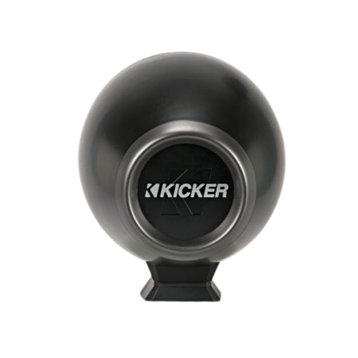 Kicker Pair of Black 6.5" Flat-Surface-Mount Marine Wake Tower Speakers 46KMFC65