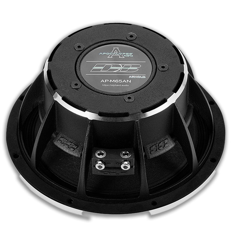 Deaf Bonce Car Audio 2x 6.5" Midrange Speakers 4 Ohm AP-M65AN & 4 CH Amp Package