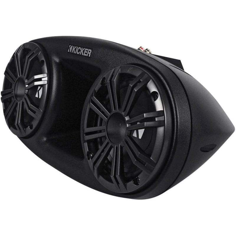 Kicker 6.75" 300W RMS 4 Ohm Weather-proof Marine Tower Speakers 41KMT674