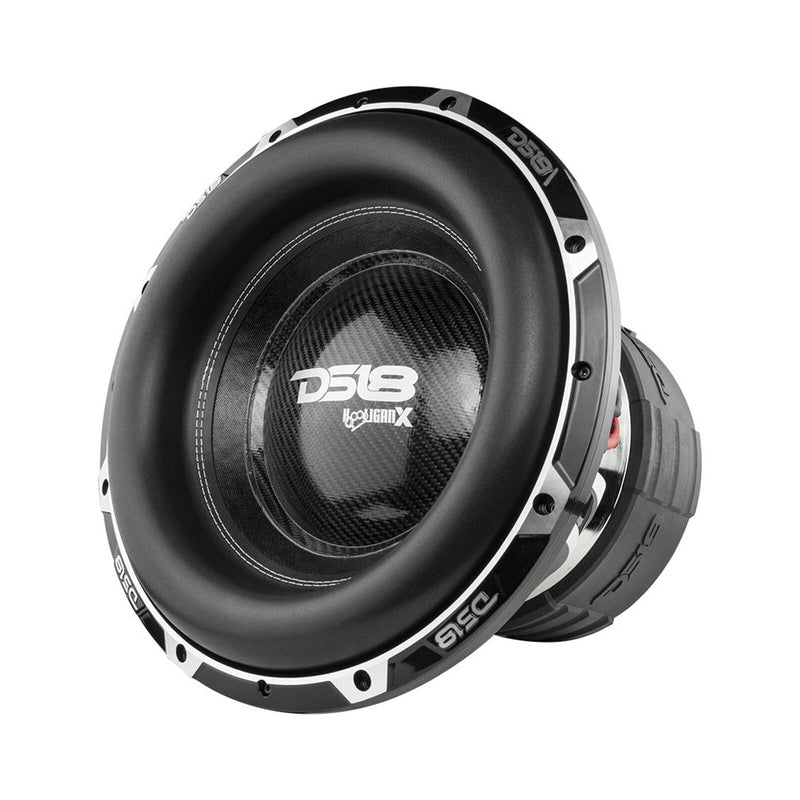 DS18 Hooligan X 15" 6000 Watt 4"DVC 1 Ohm High Excursion Competition Subwoofer