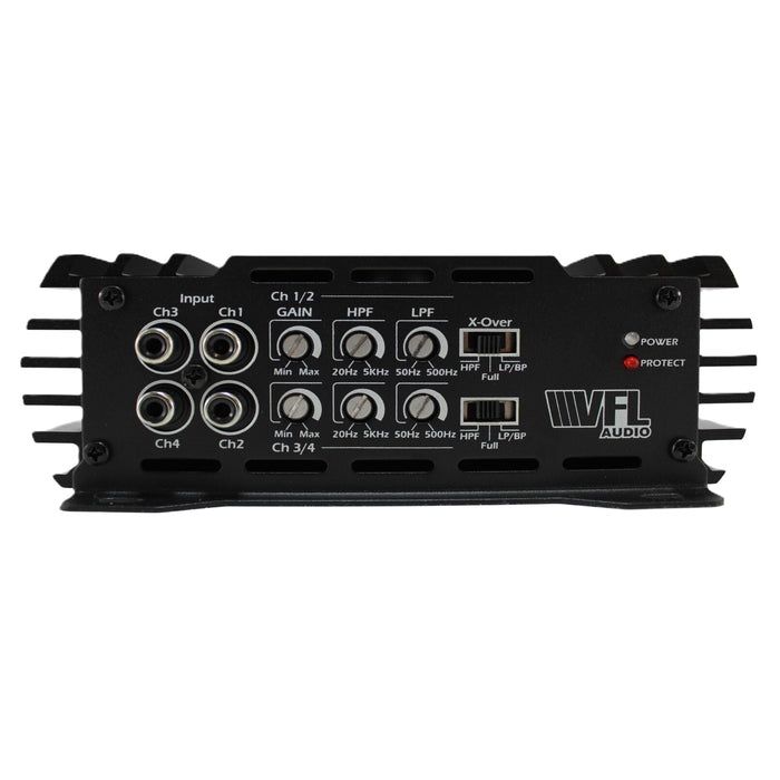 American Bass Car Audio 4 Channel Hybrid Amplifier 1000 Watt VFL HYBRID-250.4