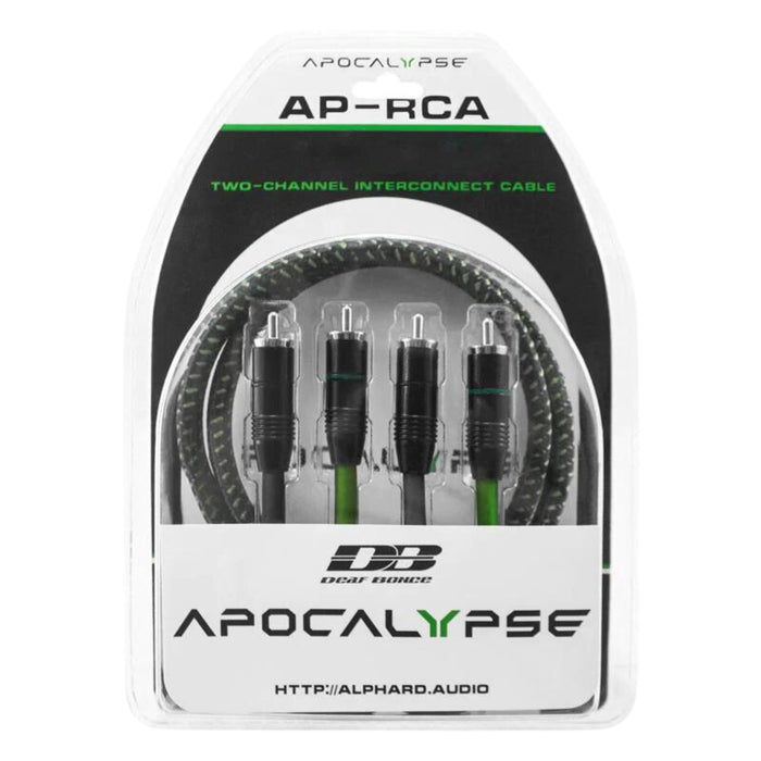 Deaf Bonce Apocalypse AP-R1101 3 ft 2 Male to 2 Male Interconnect RCA Cables