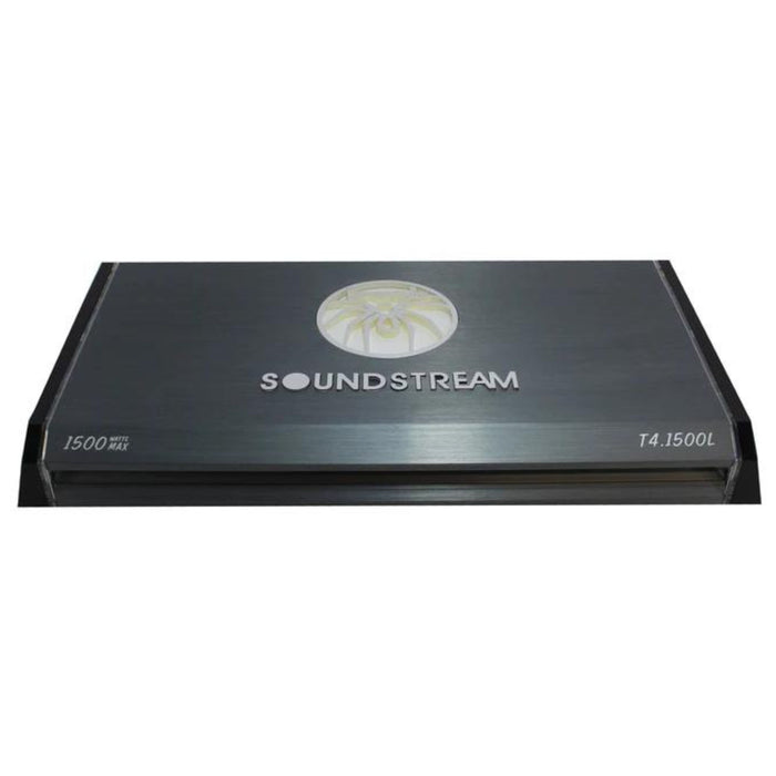 SoundStream 1500W 4 Channel Class A/B Linkable Amplifier w/ LED Accents T4.1500L