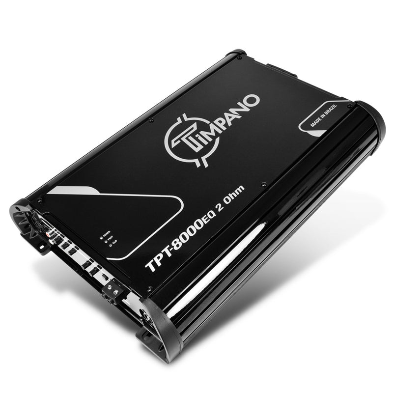 Timpano 8000W 2 Ohm Mono Full Range Class D Car Audio Amplifier TPT-8000EQ 2 Ohm