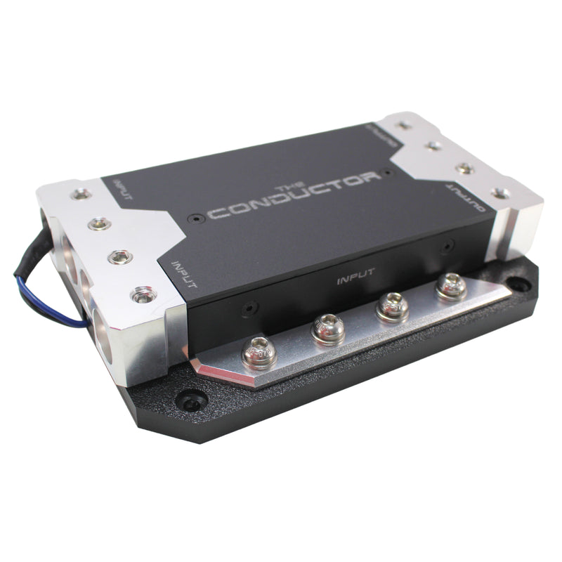 The Conductor All-In-One Ground Distribution Block And 1000A Ammeter LED Display
