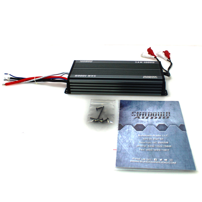 Sundown Audio 1Ch Micro Marine & Powersports Amplifier Class D 1000W SAM-1000D
